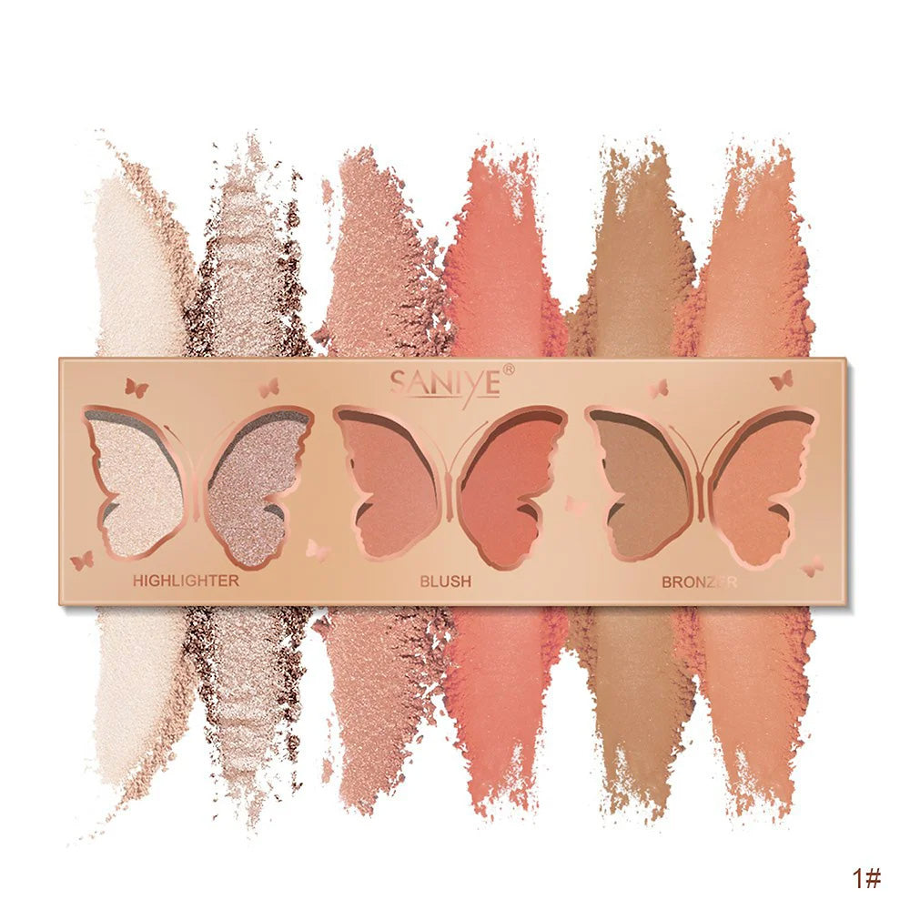 Paleta de Maquillaje Rubor Block Butterfly Collection