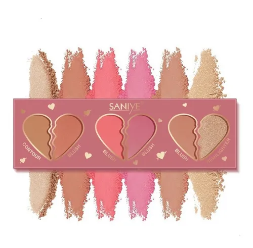 Paleta de Maquillaje Saniye Rubor Ligth Tricks